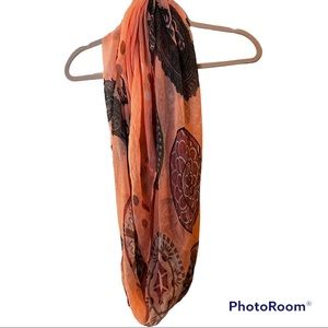 Infinity Scarf. Coral